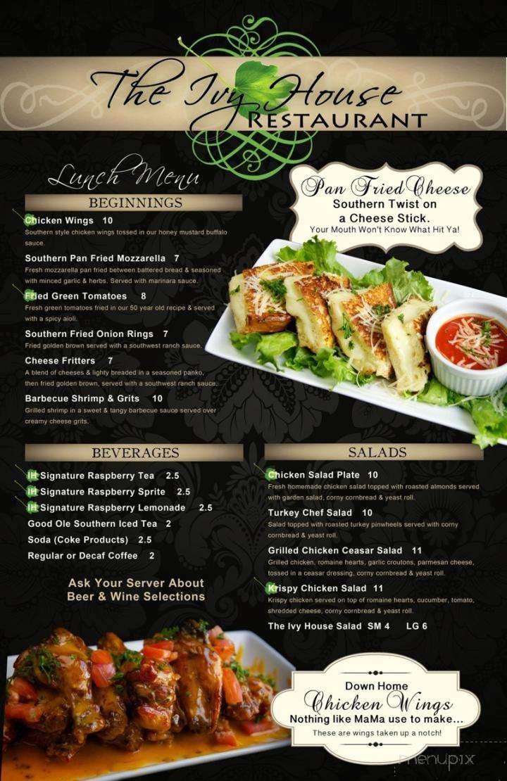 Menu page 1