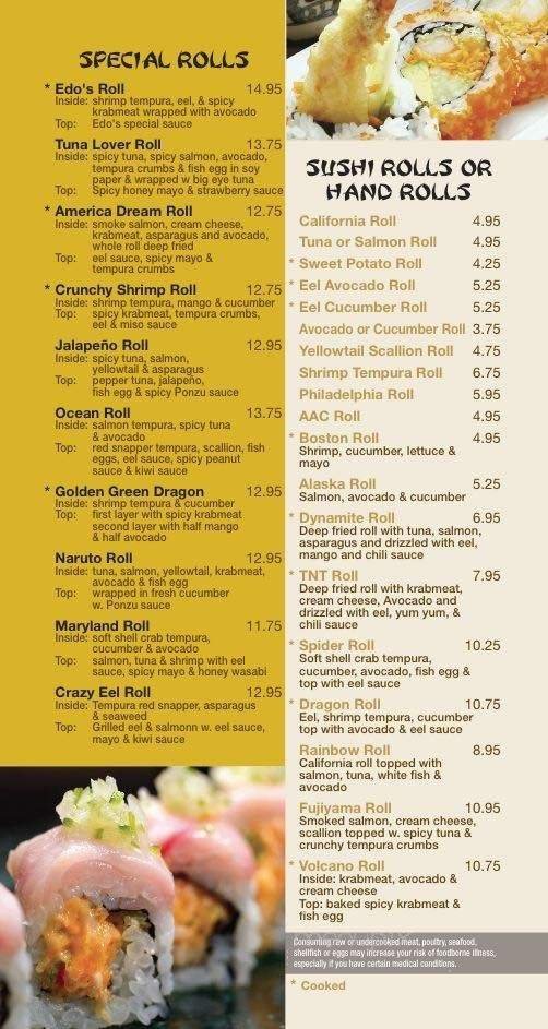Menu page 2