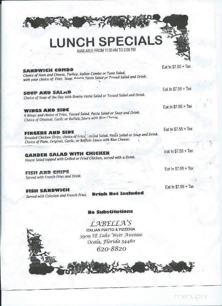 Menu page 2
