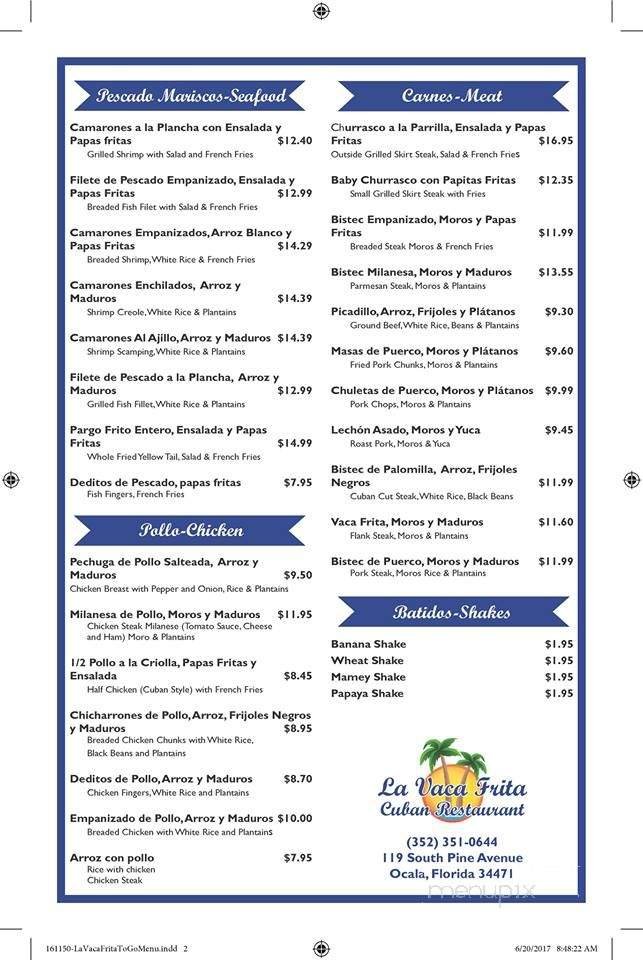 Menu page 2