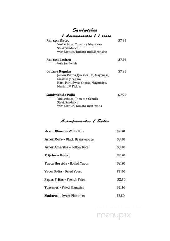 Menu page 6