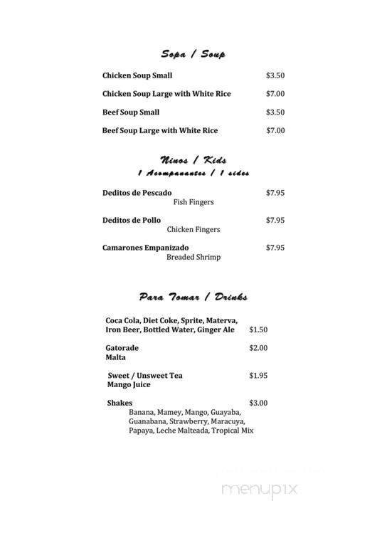 Menu page 7