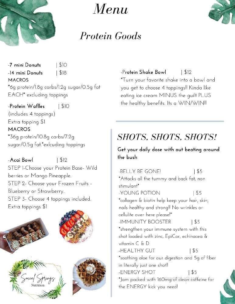 Menu page 3