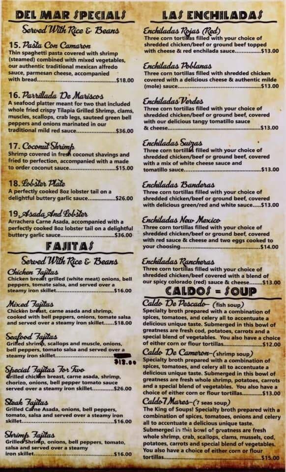 Menu page 3
