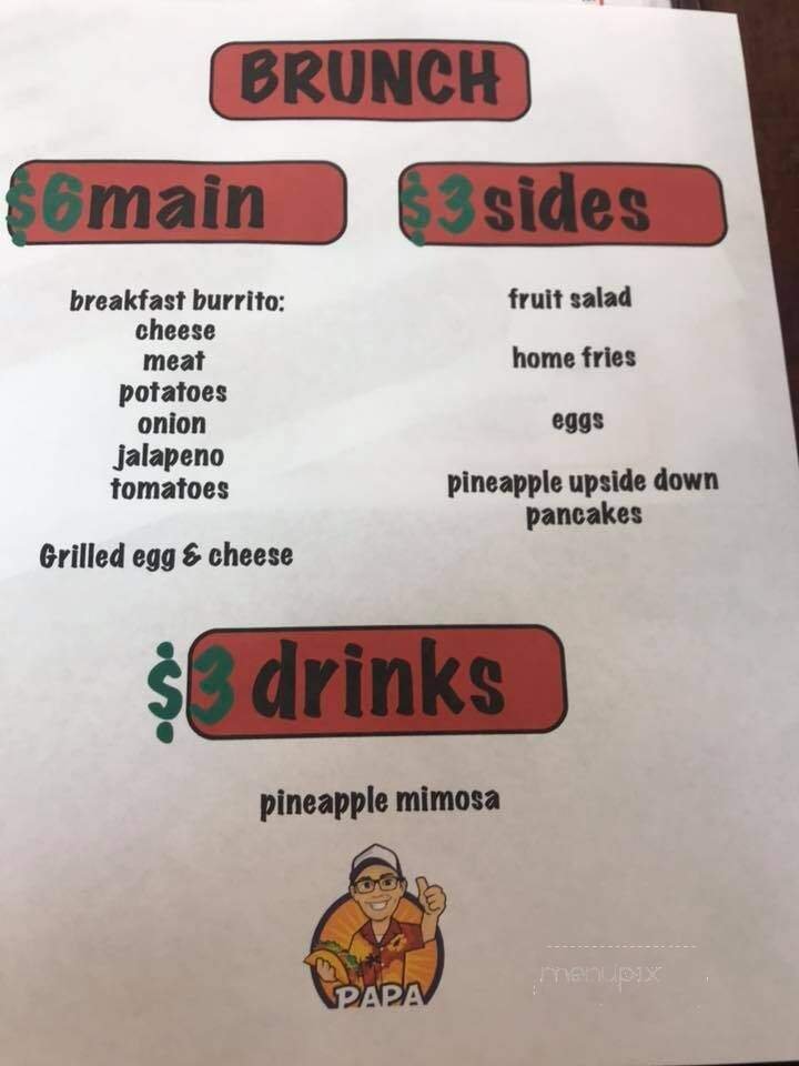 Menu page 2
