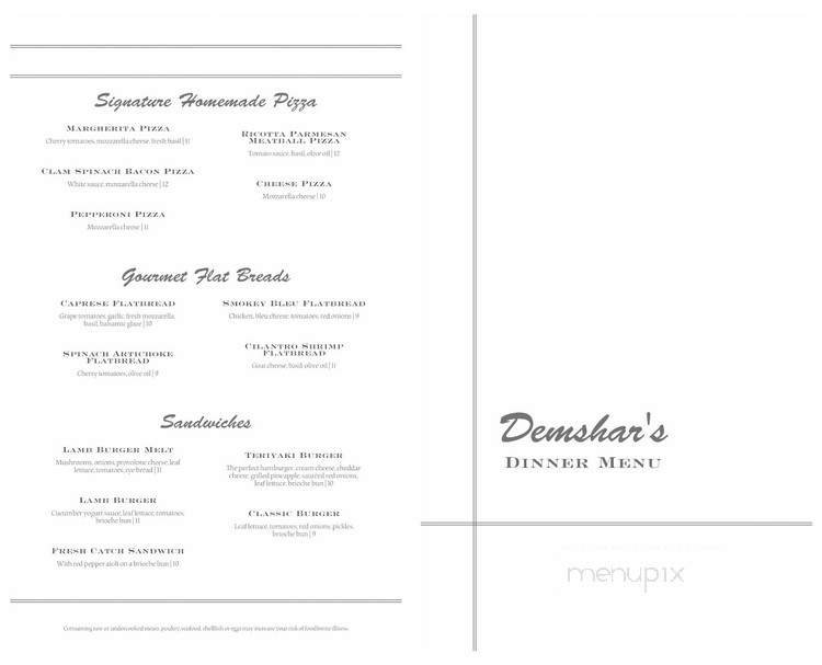 Menu page 2