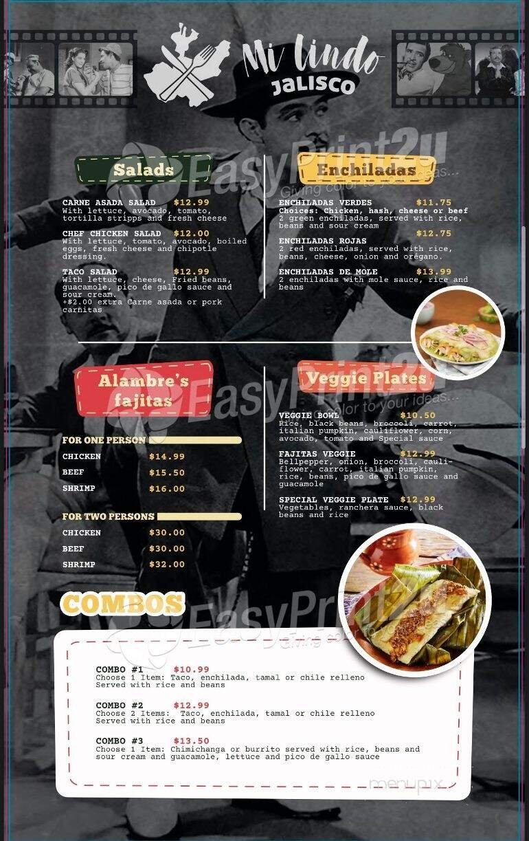 Menu page 2