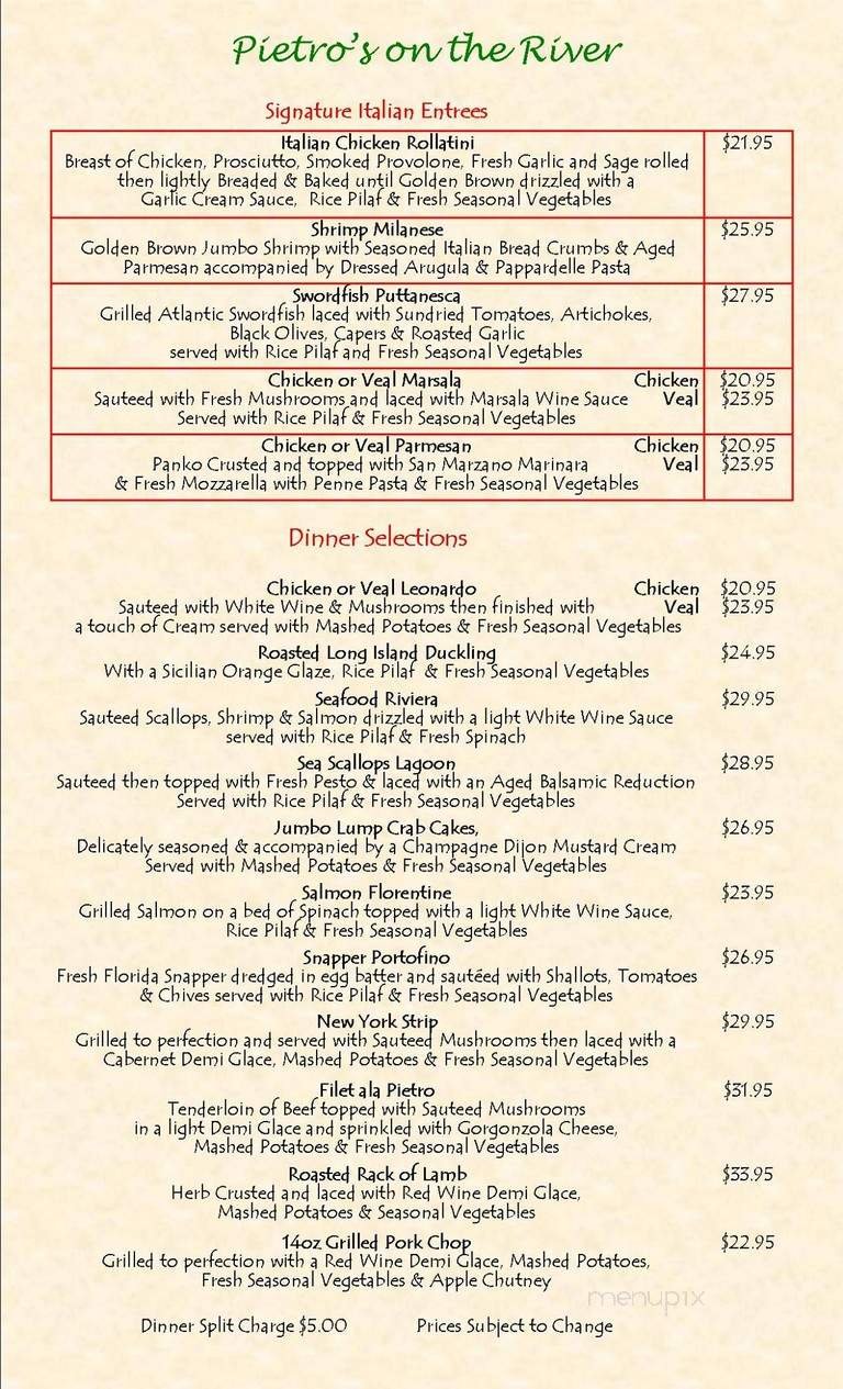 Menu page 2