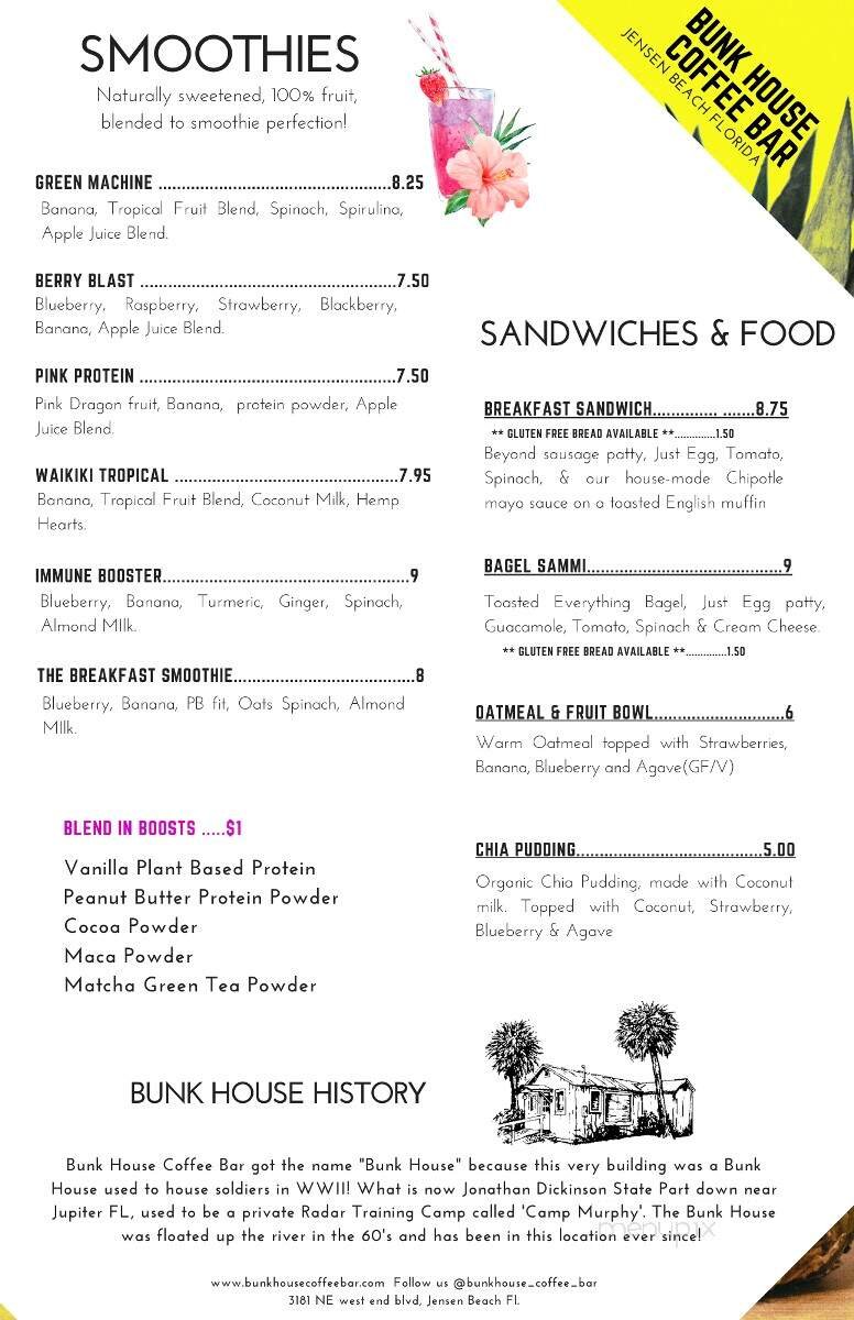 Menu page 1