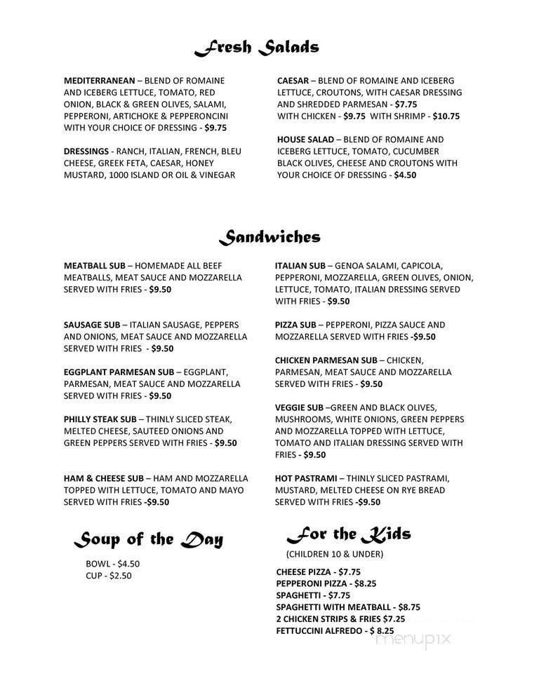 Menu page 3