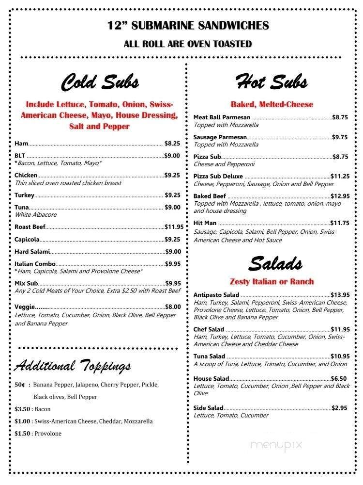 Menu page 2