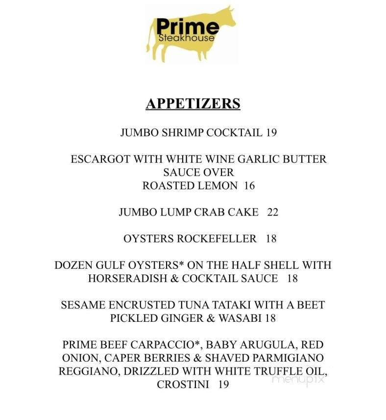 Menu page 1