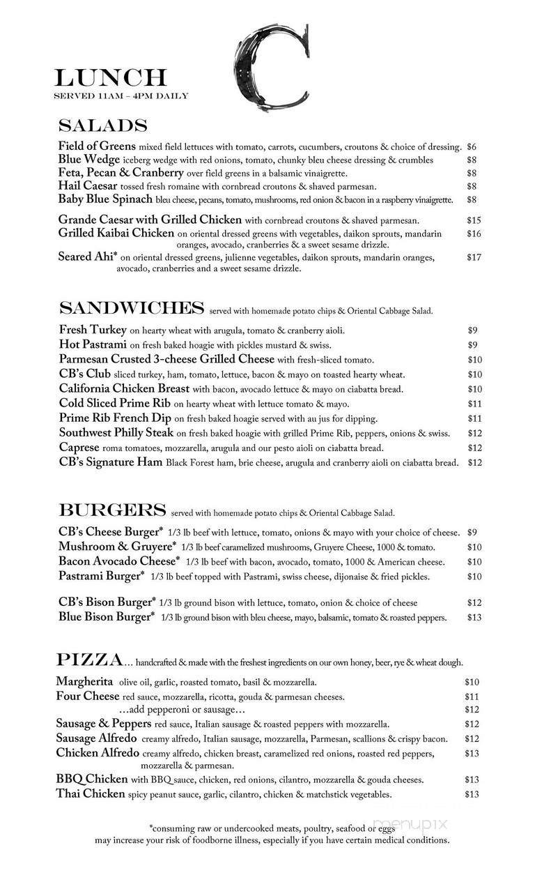 Menu page 1