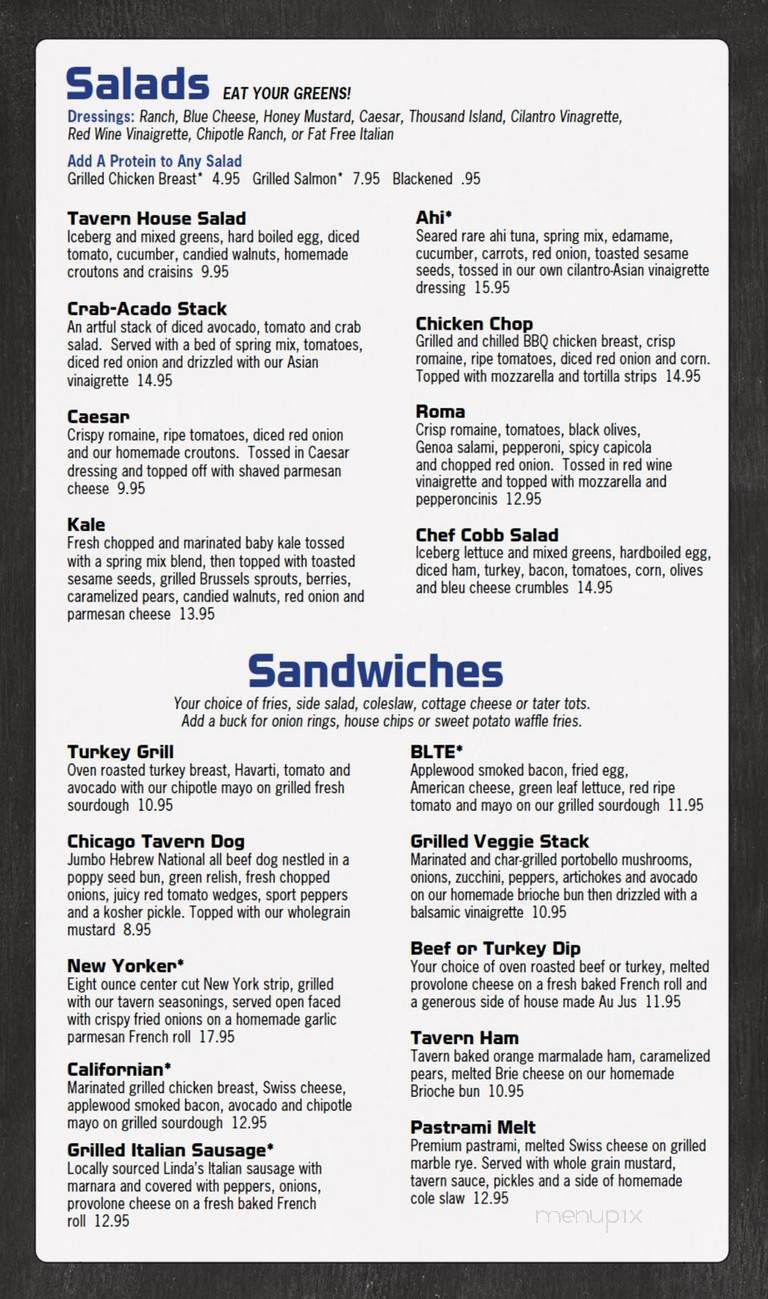 Menu page 2