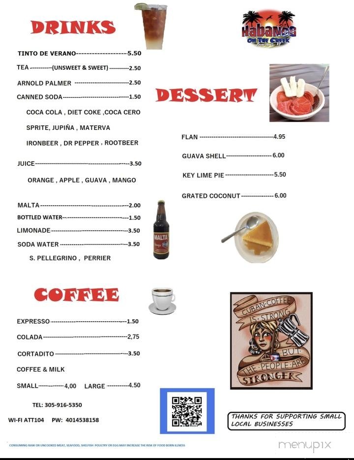 Menu page 8