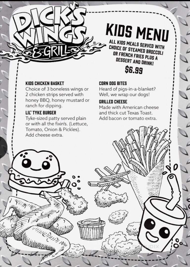 Menu page 1