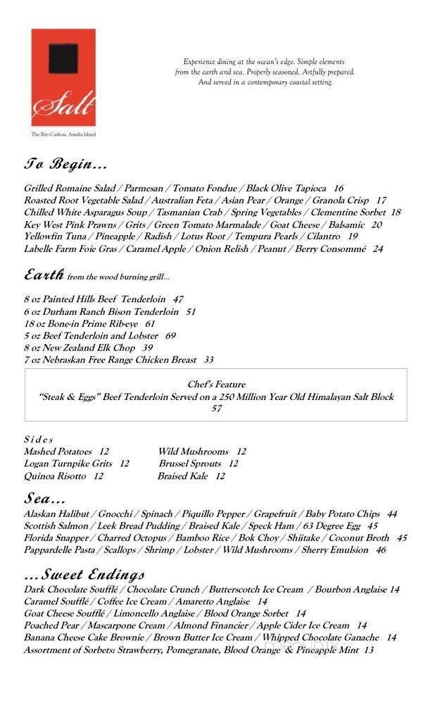 Menu page 9