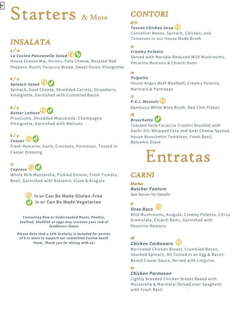 Menu page 2