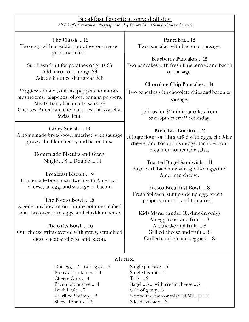 Menu page 2