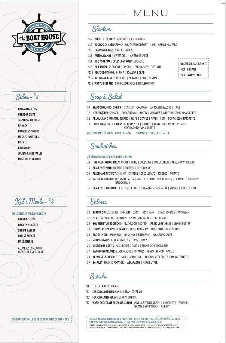 Menu page 1