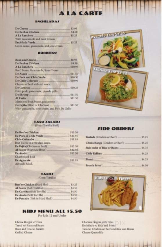 Menu page 3