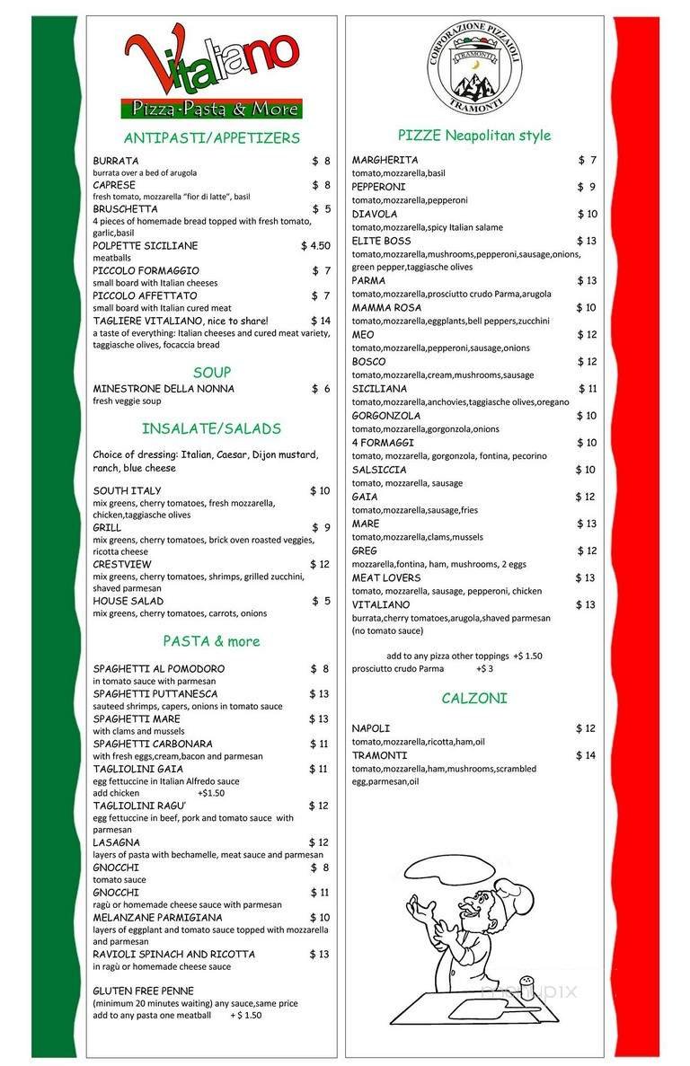 Menu page 1