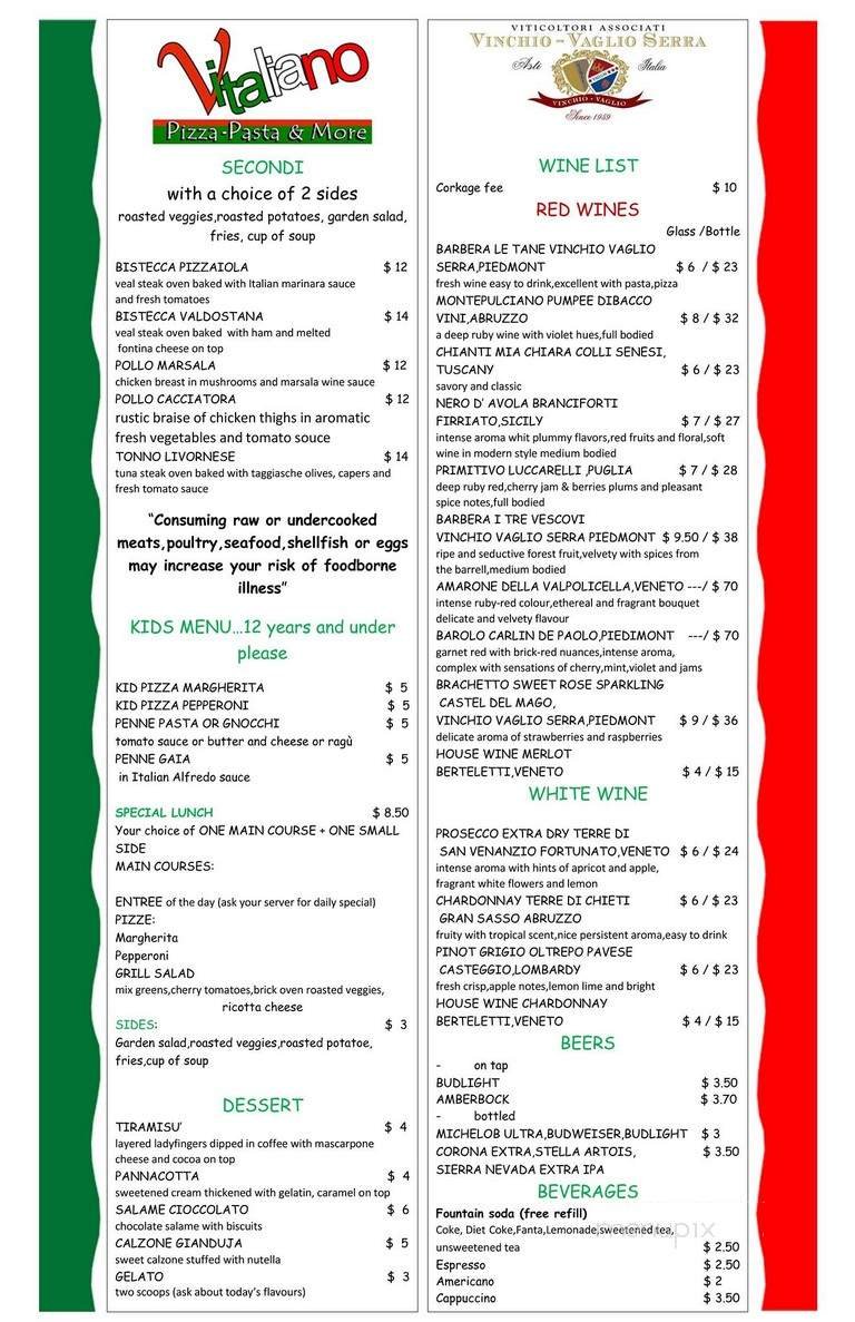 Menu page 2