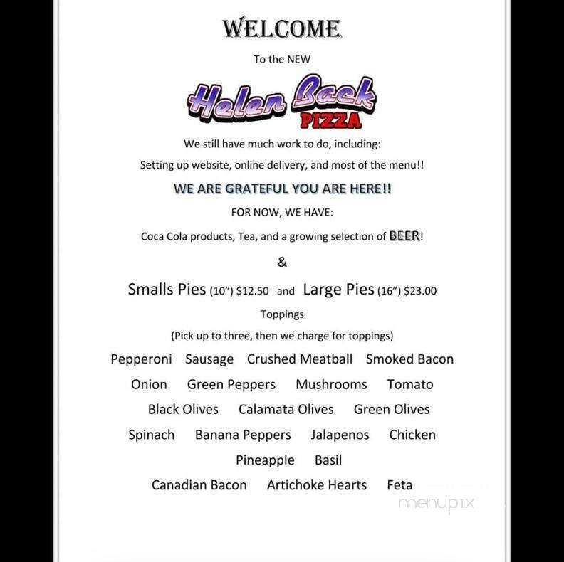 Menu page 2