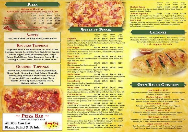 Menu page 2