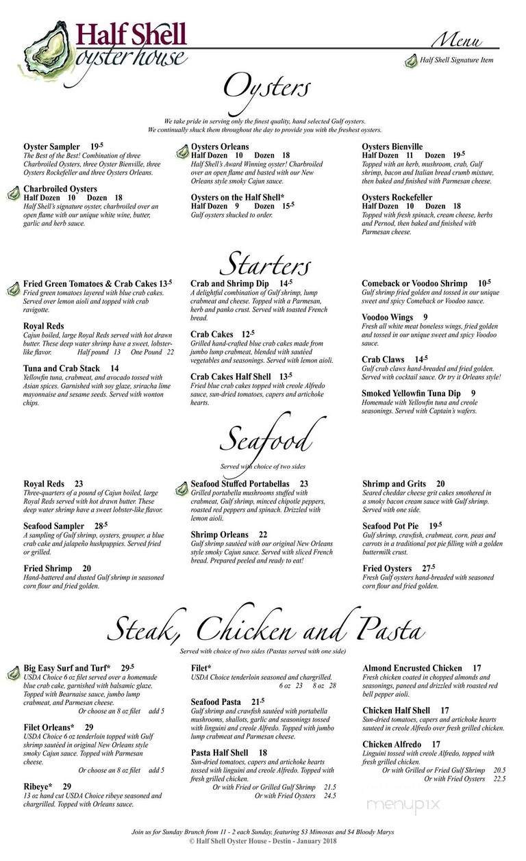 Menu page 2
