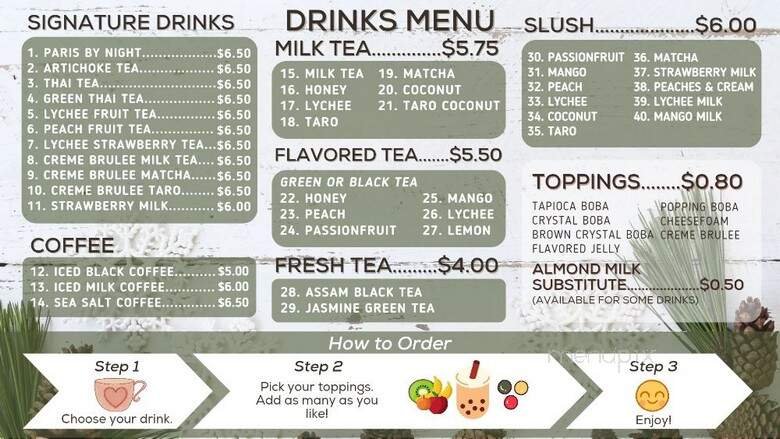 Menu page 1