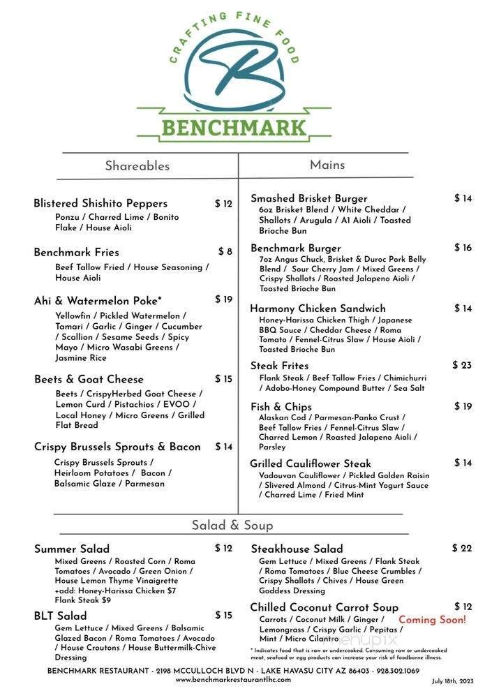 Menu page 1