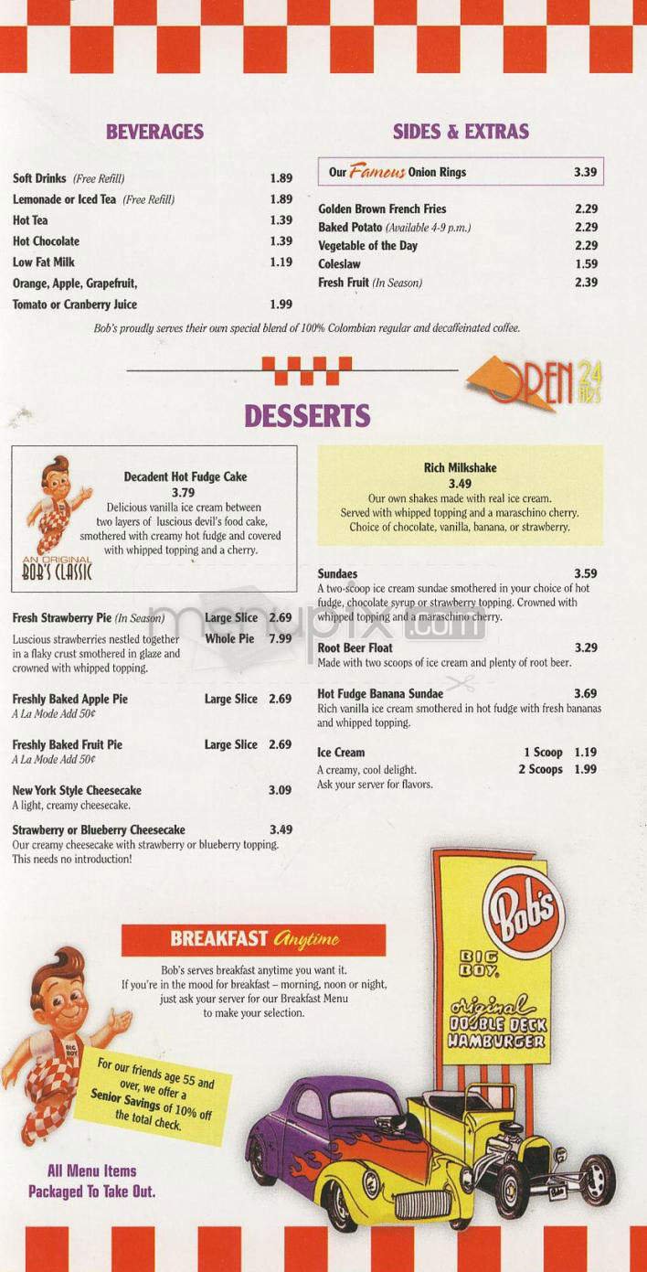 Menu page 9
