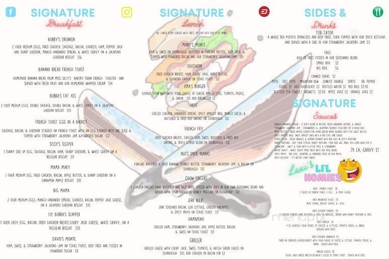 Menu page 1