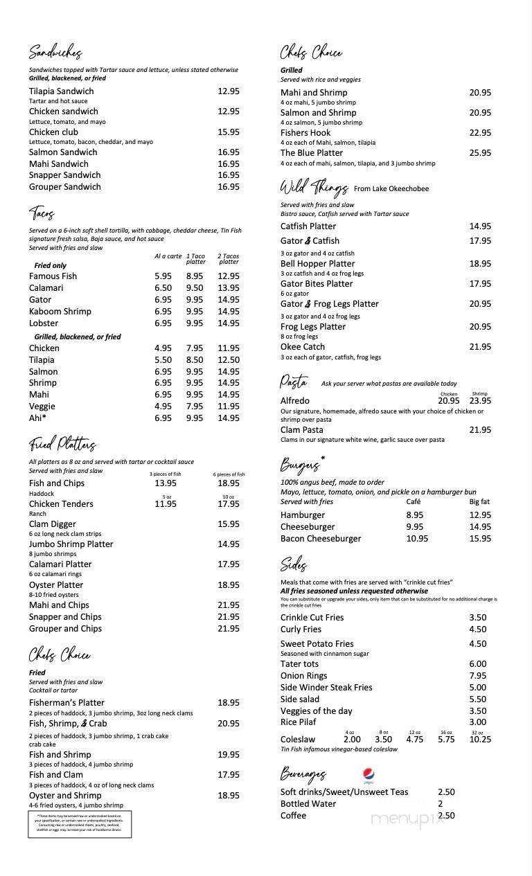 Menu page 2