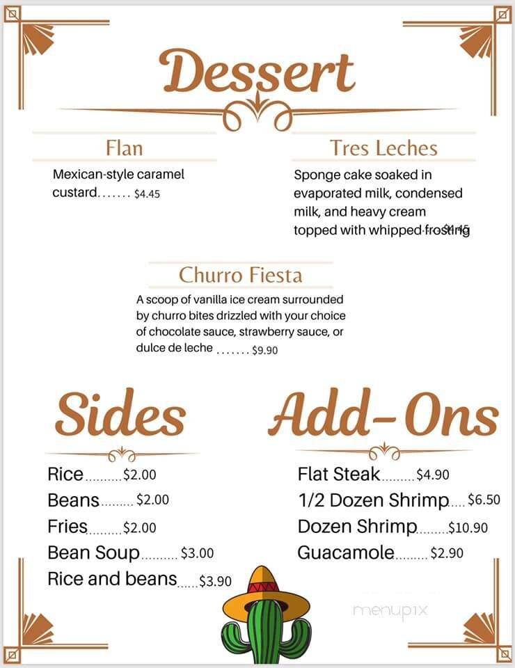 Menu page 2