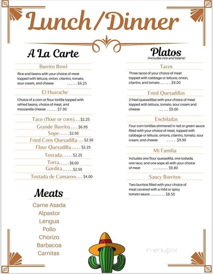 Menu page 4