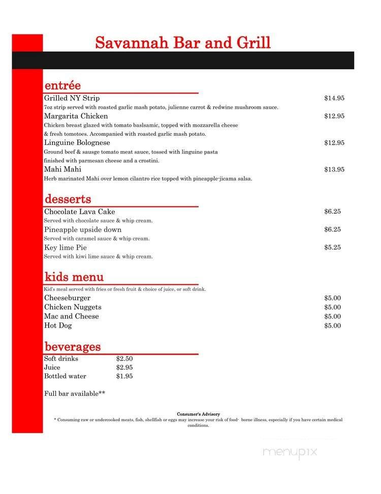 Menu page 2