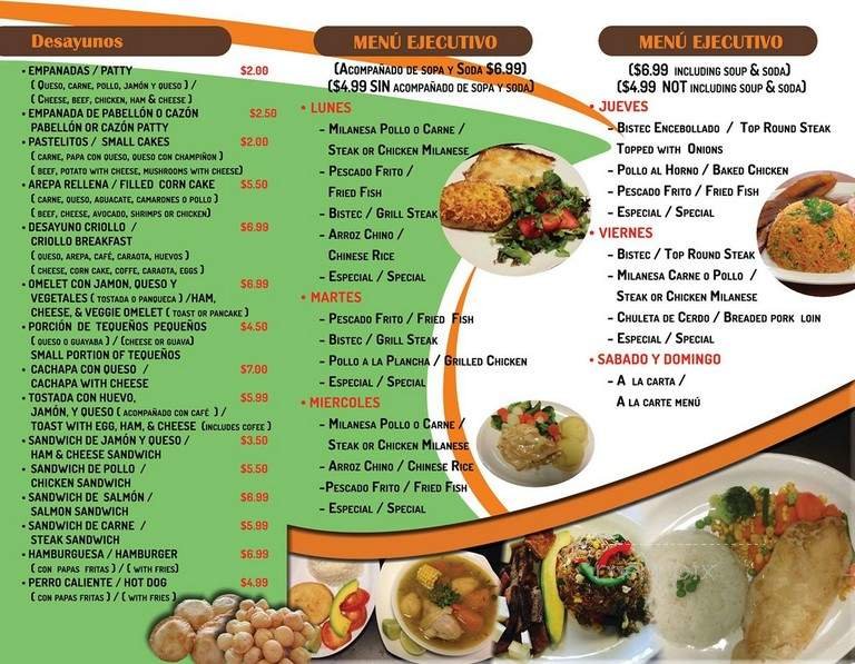 Menu page 2