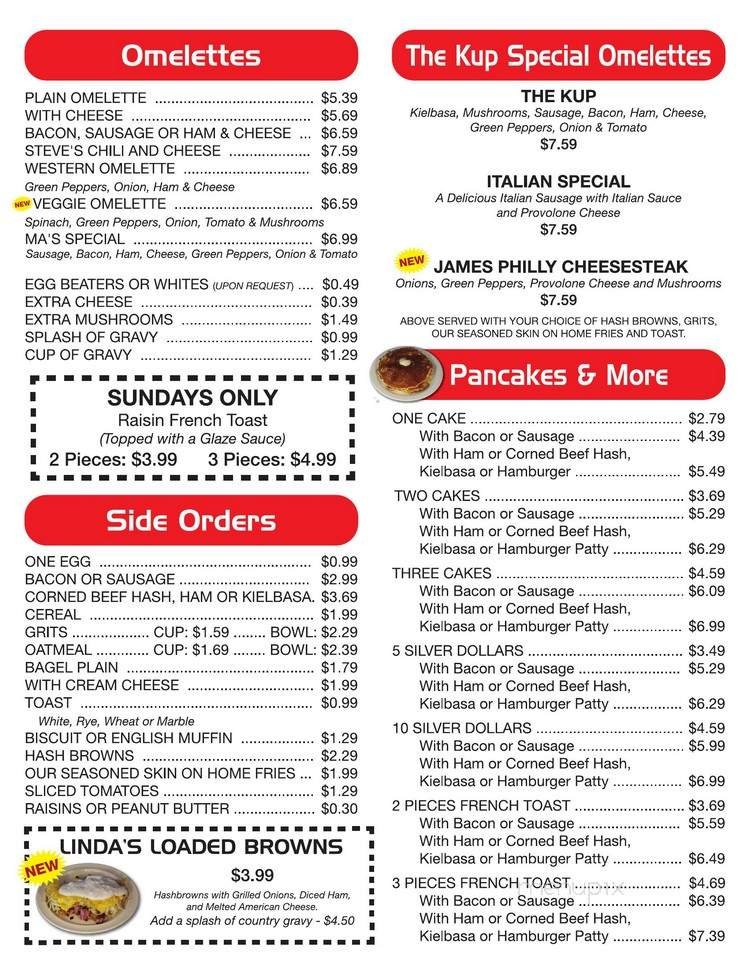 Menu page 2