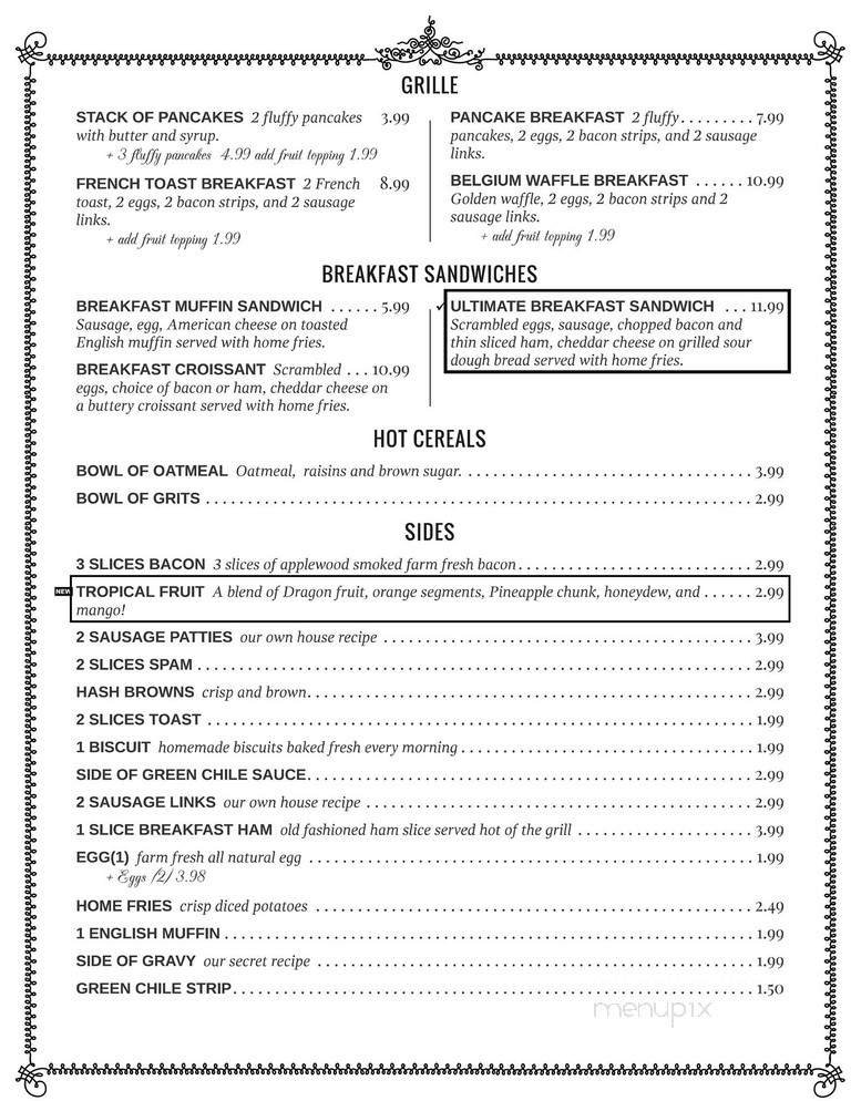 Menu page 2