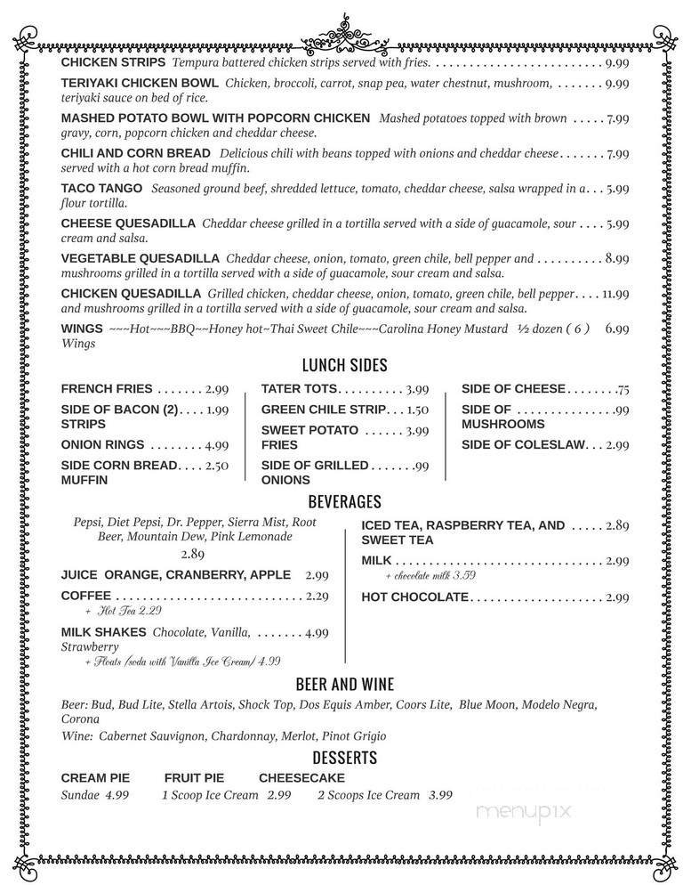 Menu page 4