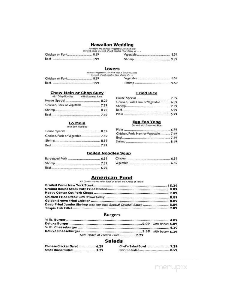 Menu page 3