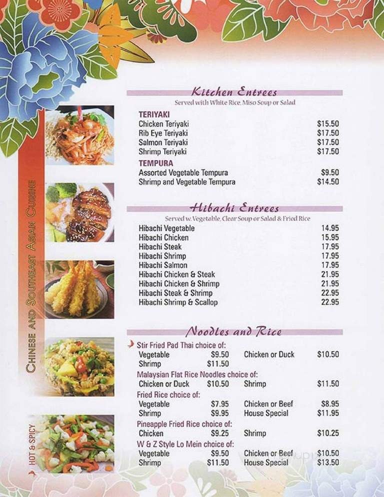 Menu page 7