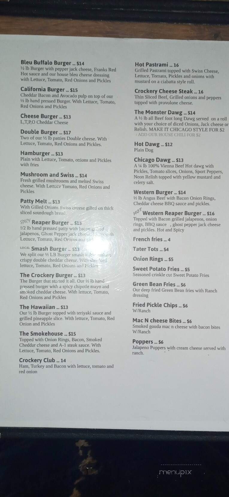 Menu page 2
