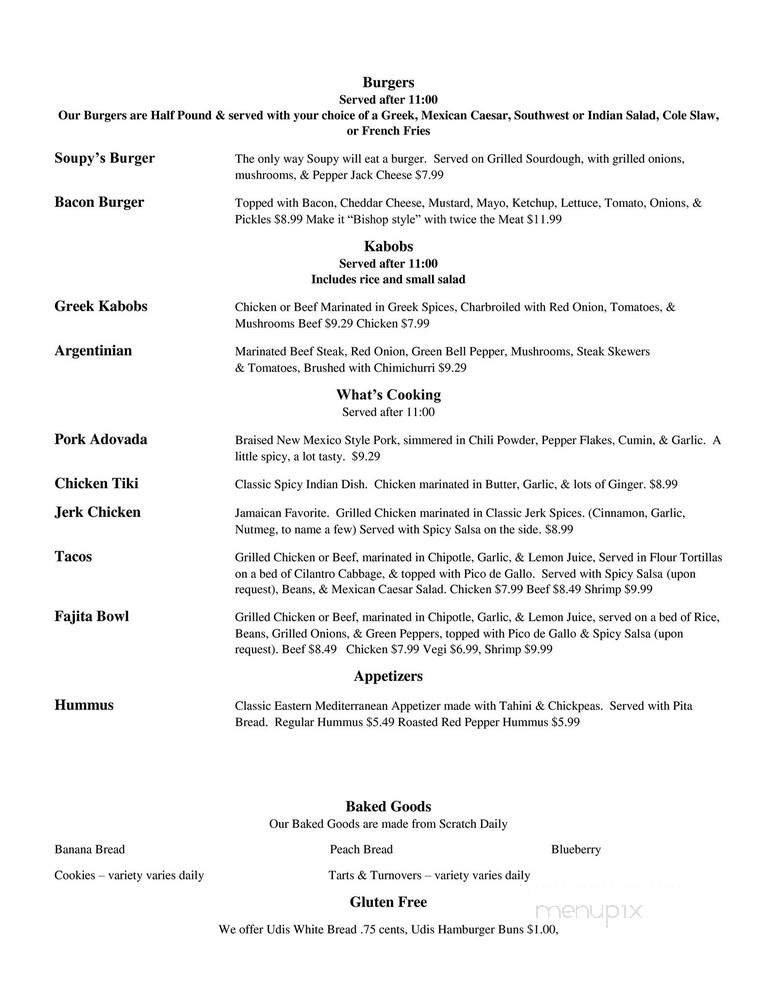 Menu page 4