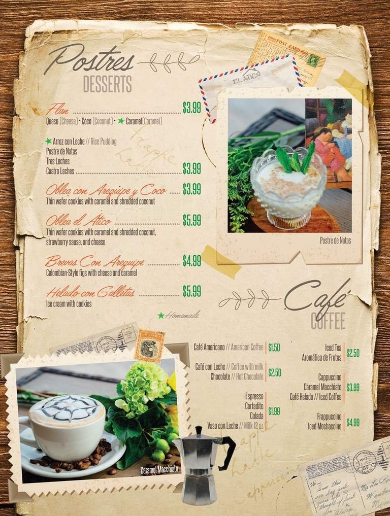 Menu page 10