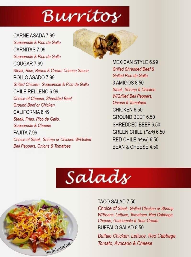 Menu page 2