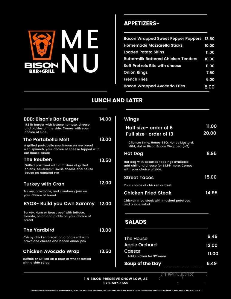 Menu page 3