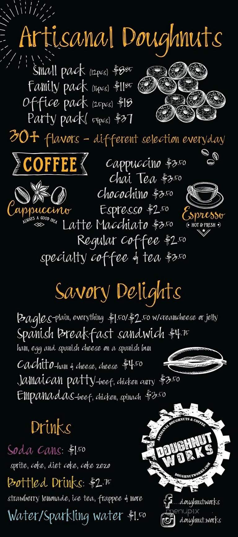 Menu page 1